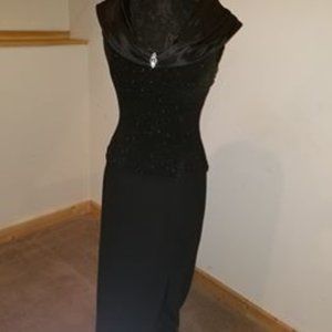 Evening Attire - Sequin Top and Floor length skirt